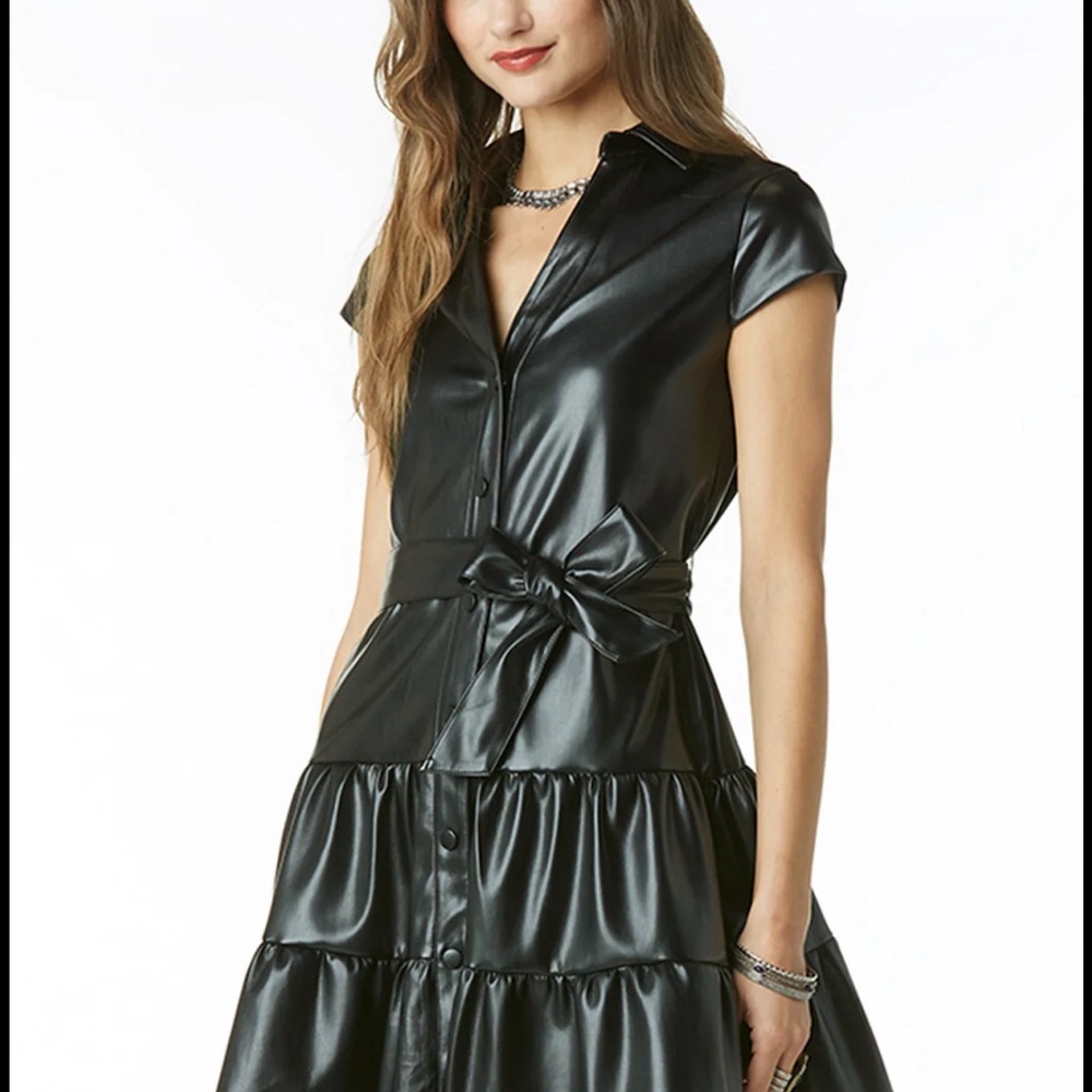 Tart vegan leather Viola Dress